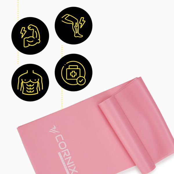 Стрічка-еспандер Cornix Flat Band 200 х 15 см для спорту та реабілітації 5 кг XR-0082 4049 фото