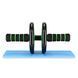 Ролик (гімнастичне колесо) для преса 4FIZJO Ab Wheel Black/Green (P-5907222931523) 1764 фото 12
