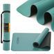 Килимок спортивний Cornix PU 183 x 68 x 0.4 см для йоги та фітнесу XR-0318 Turquoise 5113 фото