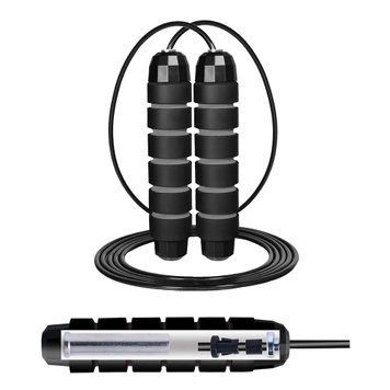 Скакалка швидкісна для кросфіту Cornix Speed Rope Classic з обтяженням XR-0353 Black 5275 фото