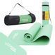 Килимок спортивний Cornix NBR 183 x 61 x 1 cм для йоги та фітнесу XR-0491 Light Green 5795 фото