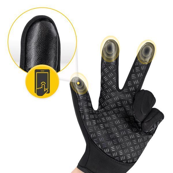 Рукавички для бігу 4FIZJO Size M Black (P-5907739318121) 4601 фото