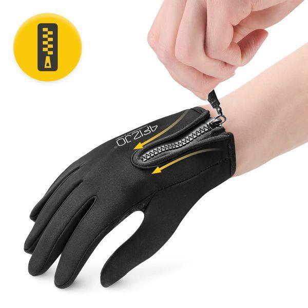 Рукавички для бігу 4FIZJO Size M Black (P-5907739318121) 4601 фото