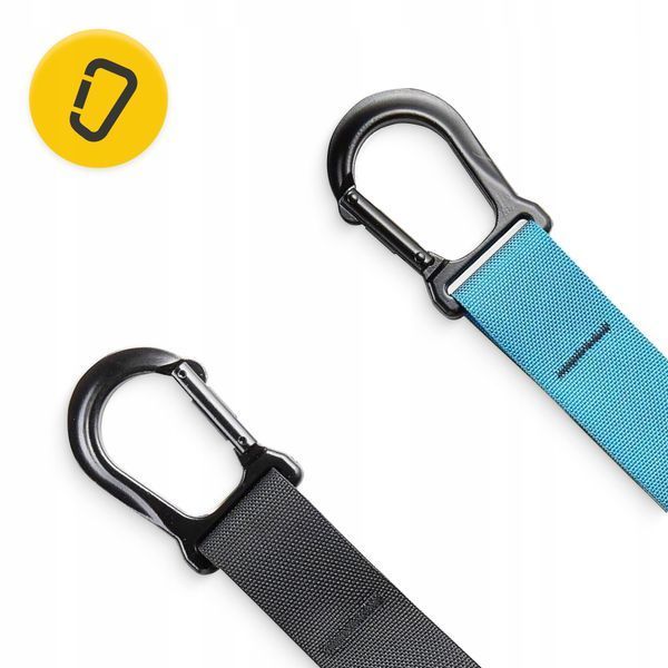 Петлі для функціонального тренінгу 4FIZJO підвісна система Black/Sky Blue (P-5907739311016) 2000 фото
