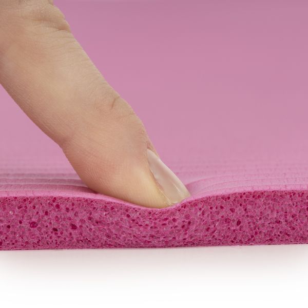 Килимок спортивний Actiget NBR 183 x 61 x 1 cм для йоги та фітнесу ACT0018 Pink 5957 фото