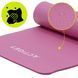 Килимок спортивний Actiget NBR 183 x 61 x 1 cм для йоги та фітнесу ACT0018 Pink 5957 фото 2