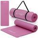 Килимок спортивний Actiget NBR 183 x 61 x 1 cм для йоги та фітнесу ACT0018 Pink 5957 фото 4