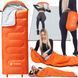 Спальний мішок (спальник) Springos 2 в 1 CS0120 +8 ...+20 &deg;C R Orange/Grey 5927 фото 17
