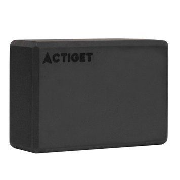 Блок для йоги Actiget EVA 23 x 15 x 7.5 см ACT0058 Black 5828 фото