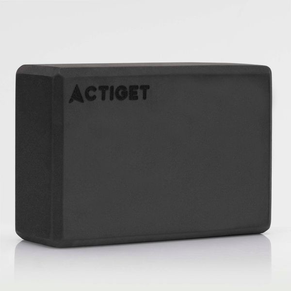 Блок для йоги Actiget EVA 23 x 15 x 7.5 см ACT0058 Black 5828 фото