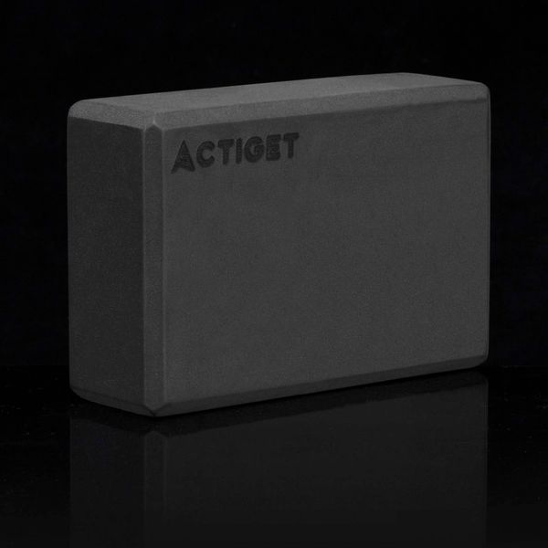 Блок для йоги Actiget EVA 23 x 15 x 7.5 см ACT0058 Black 5828 фото