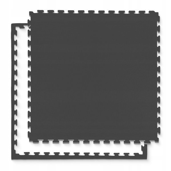 Мат-пазл (ласточкин хвіст) 4FIZJO Mat Puzzle EVA 100 x 100 x 2 cм Black/Grey (P-5907739316226) 5449 фото