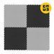 Мат-пазл (ласточкин хвіст) 4FIZJO Mat Puzzle EVA 100 x 100 x 2 cм Black/Grey (P-5907739316226) 5449 фото 10