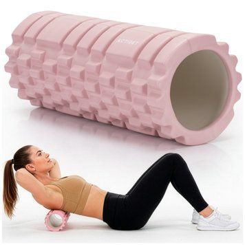 Масажний ролик Actiget EVA 33 x 13.5 см (валик, роллер) ACT0030 Light Pink 5959 фото